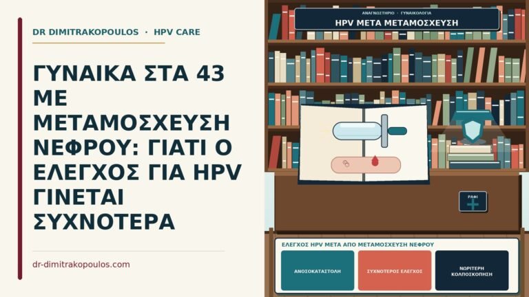 έλεγχος HPV μετά από μεταμόσχευση νεφρού