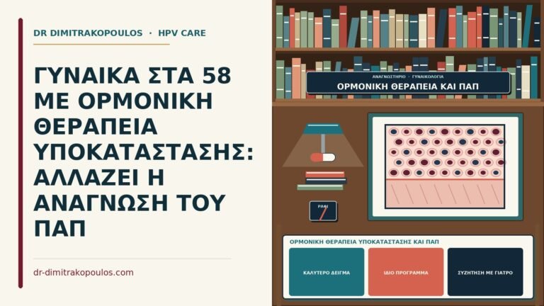 ορμονική θεραπεία υποκατάστασης και Παπ