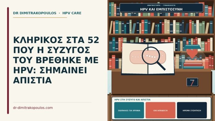 HPV στη σύζυγο και απιστία