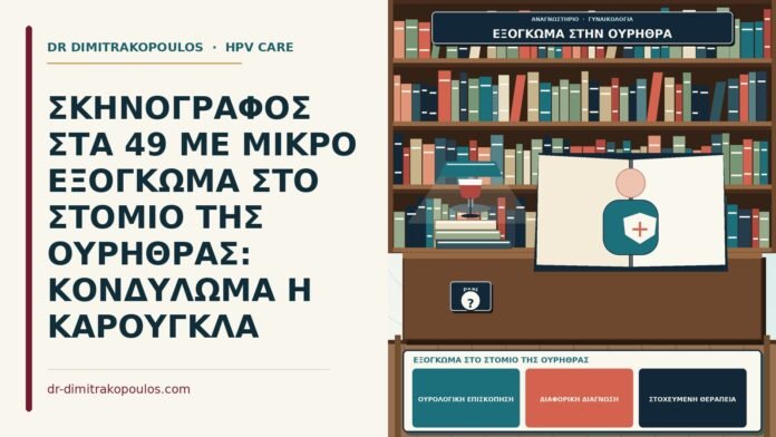 εξόγκωμα στο στόμιο της ουρήθρας