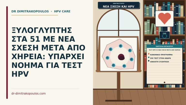 τεστ HPV σε νέα σχέση μετά από χηρεία