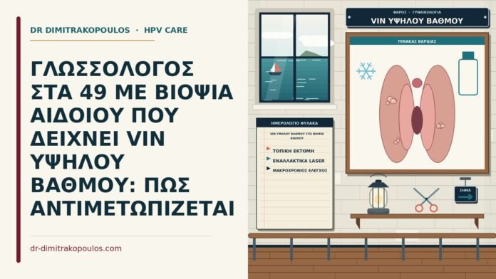 VIN υψηλού βαθμού στη βιοψία αιδοίου