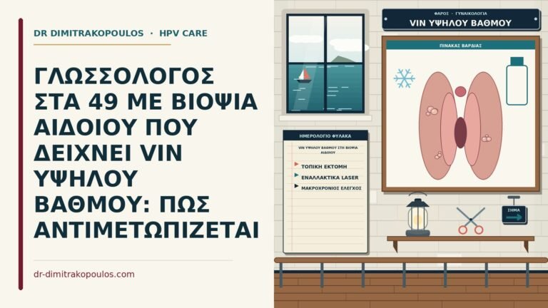 VIN υψηλού βαθμού στη βιοψία αιδοίου
