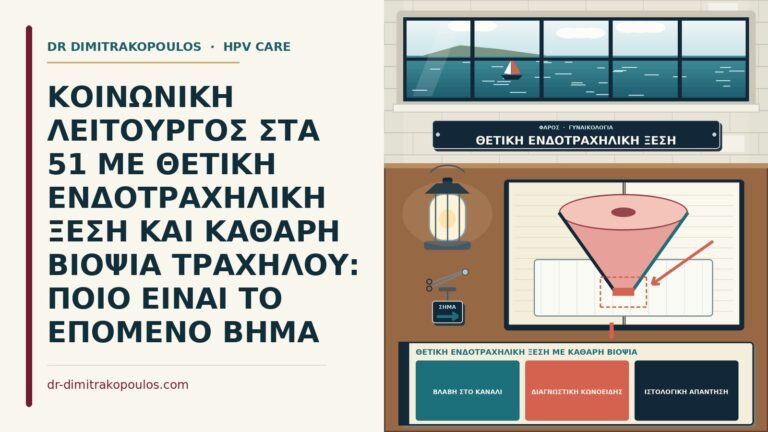 θετική ενδοτραχηλική ξέση με καθαρή βιοψία