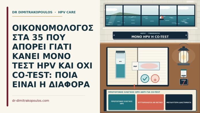 πρωτογενής έλεγχος HPV αντί για co-test