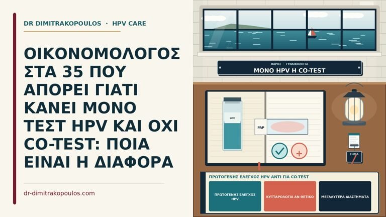 πρωτογενής έλεγχος HPV αντί για co-test