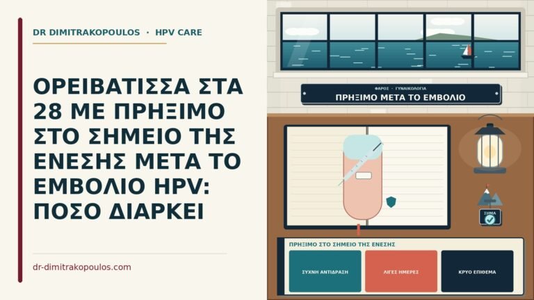 πρήξιμο στο σημείο της ένεσης