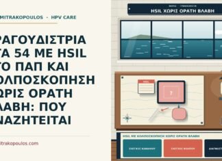 HSIL με κολποσκόπηση χωρίς ορατή βλάβη