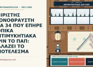 ΧΕΙΡΙΣΤΗΣ ΧΙΟΝΟΘΡΑΥΣΤΗ ΣΤΑ 34 ΠΟΥ ΕΠΗΡΕ ΤΟΠΙΚΑ ΑΝΤΙΜΥΚΗΤΙΑΚΑ ΠΡΙΝ ΤΟ ΠΑΠ: ΑΛΛΑΖΕΙ ΤΟ ΑΠΟΤΕΛΕΣΜΑ τοπικά αντιμυκητιακά πριν το Παπ