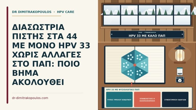 HPV 33 με φυσιολογικό Παπ