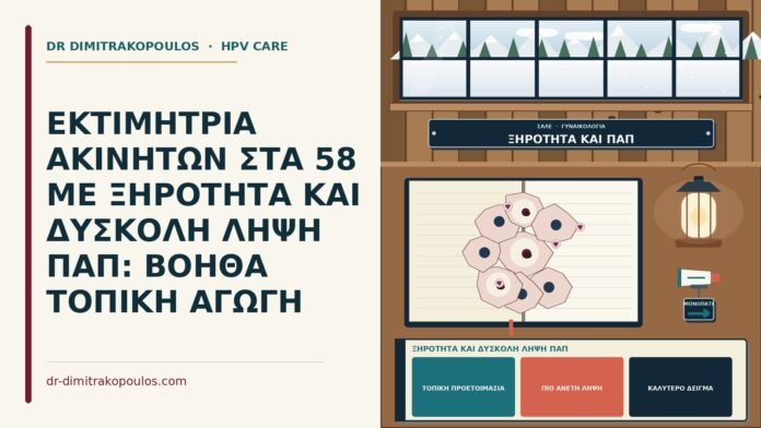 ξηρότητα και δύσκολη λήψη Παπ