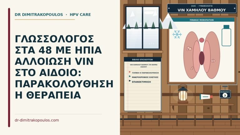 VIN χαμηλού βαθμού στη βιοψία αιδοίου