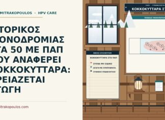 ΙΣΤΟΡΙΚΟΣ ΧΙΟΝΟΔΡΟΜΙΑΣ ΣΤΑ 50 ΜΕ ΠΑΠ ΠΟΥ ΑΝΑΦΕΡΕΙ ΚΟΚΚΟΚΥΤΤΑΡΑ: ΧΡΕΙΑΖΕΤΑΙ ΑΓΩΓΗ κοκκοκύτταρα στο Παπ