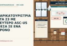 δεύτερο ASC-US μέσα σε ένα χρόνο