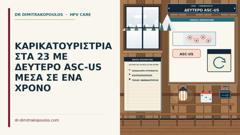 δεύτερο ASC-US μέσα σε ένα χρόνο