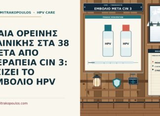 εμβόλιο HPV μετά από θεραπεία CIN 3