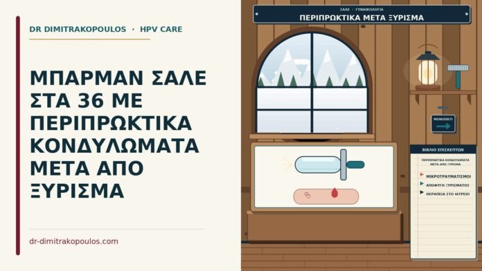περιπρωκτικά κονδυλώματα μετά από ξύρισμα