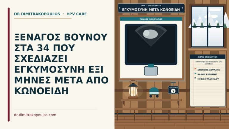 εγκυμοσύνη έξι μήνες μετά από κωνοειδή