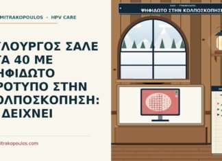ΞΥΛΟΥΡΓΟΣ ΣΑΛΕ ΣΤΑ 40 ΜΕ ΨΗΦΙΔΩΤΟ ΠΡΟΤΥΠΟ ΣΤΗΝ ΚΟΛΠΟΣΚΟΠΗΣΗ: ΤΙ ΔΕΙΧΝΕΙ ψηφιδωτό πρότυπο στην κολποσκόπηση
