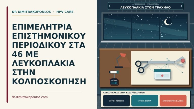 λευκοπλακία στην κολποσκόπηση