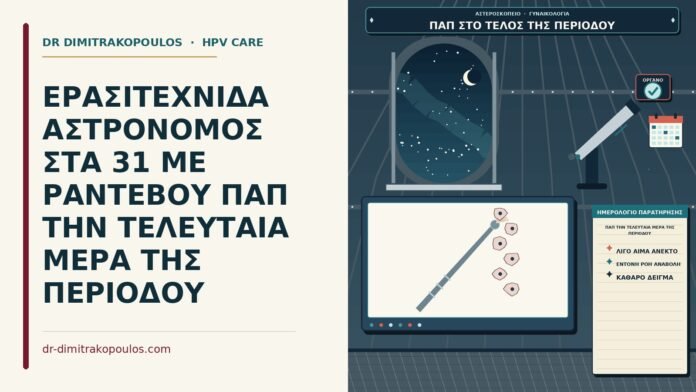 ΕΡΑΣΙΤΕΧΝΙΔΑ ΑΣΤΡΟΝΟΜΟΣ ΣΤΑ 31 ΜΕ ΡΑΝΤΕΒΟΥ ΠΑΠ ΤΗΝ ΤΕΛΕΥΤΑΙΑ ΜΕΡΑ ΤΗΣ ΠΕΡΙΟΔΟΥ Παπ την τελευταία μέρα της περιόδου