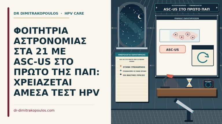 ASC-US στο πρώτο Παπ σε νεαρή ηλικία