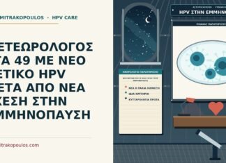 νέο θετικό HPV σε νέα σχέση στην εμμηνόπαυση