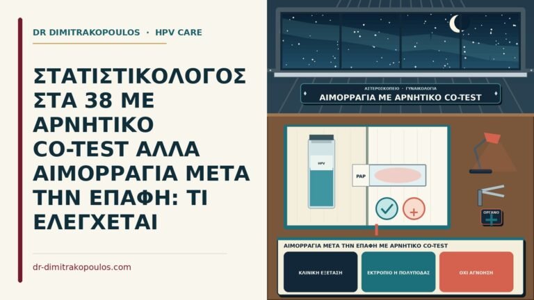 αιμορραγία μετά την επαφή με αρνητικό co-test