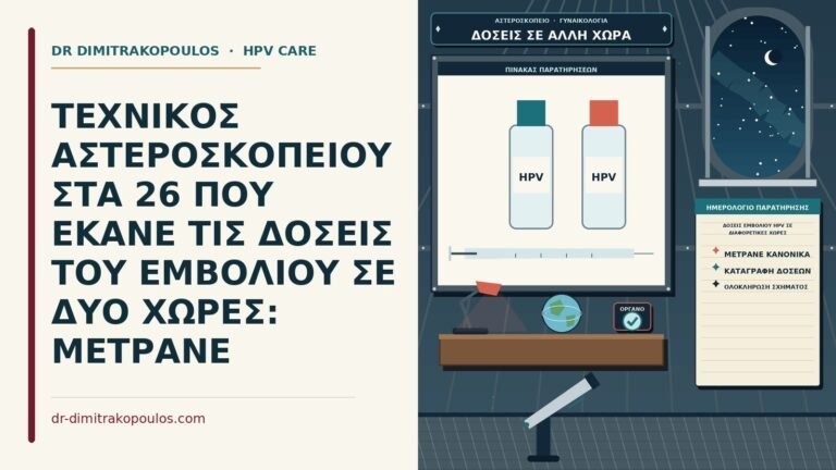 δόσεις εμβολίου HPV σε διαφορετικές χώρες