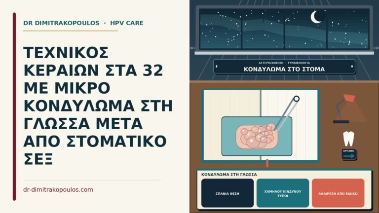 κονδύλωμα στη γλώσσα