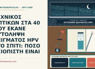 αυτολήψη δείγματος HPV στο σπίτι