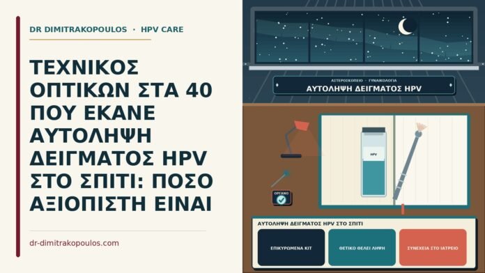 αυτολήψη δείγματος HPV στο σπίτι
