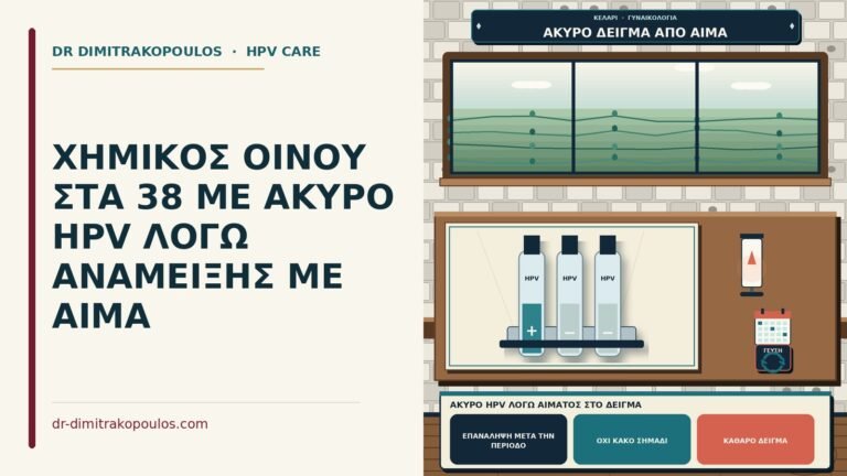 άκυρο HPV λόγω αίματος στο δείγμα
