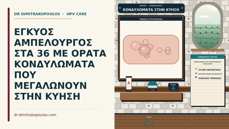 κονδυλώματα που μεγεθύνονται στην κύηση