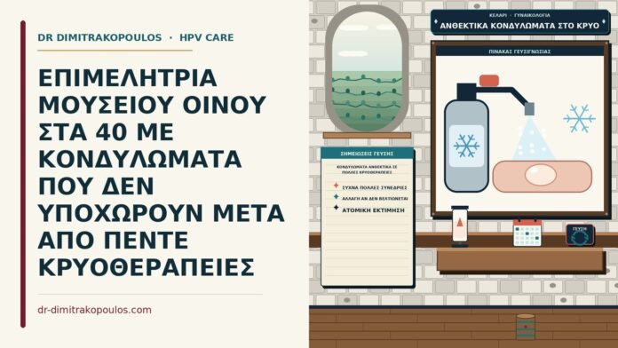 κονδυλώματα ανθεκτικά σε πολλές κρυοθεραπείες