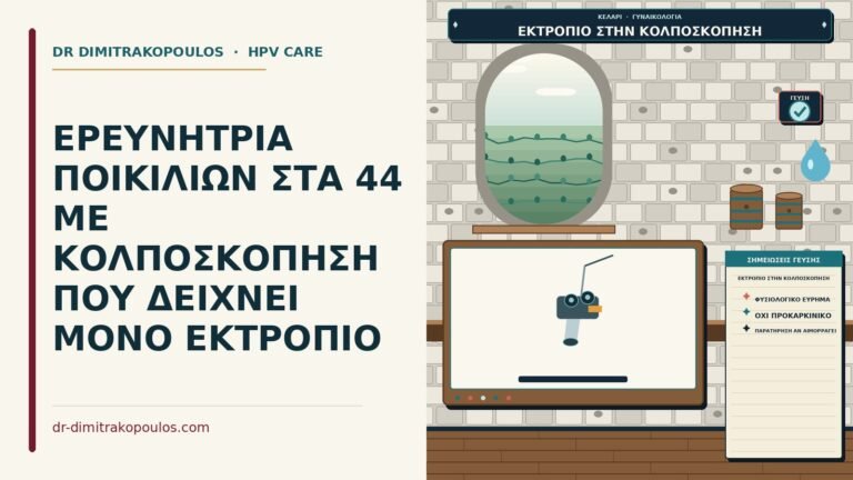 εκτρόπιο στην κολποσκόπηση
