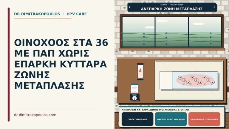 ανεπαρκή κύτταρα ζώνης μετάπλασης στο Παπ