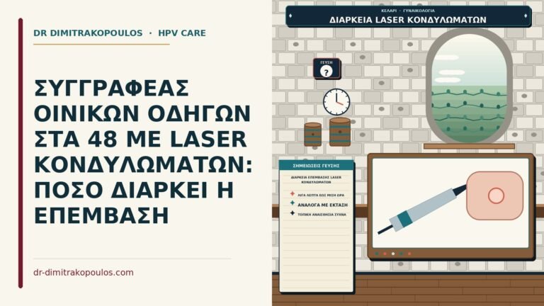 διάρκεια επέμβασης laser κονδυλωμάτων