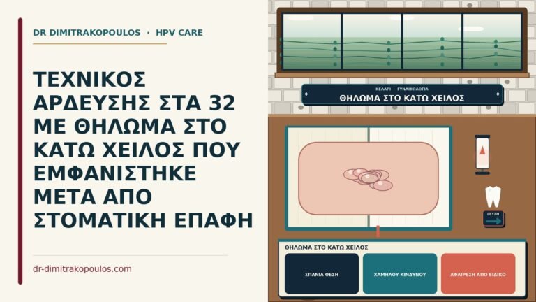 θήλωμα στο κάτω χείλος