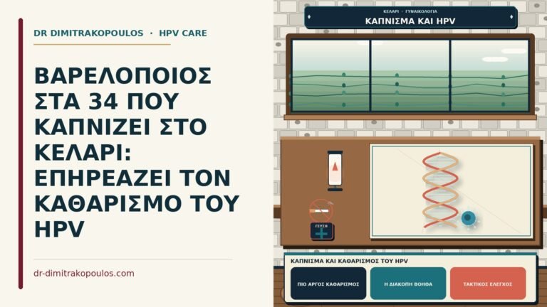 κάπνισμα και καθαρισμός του HPV