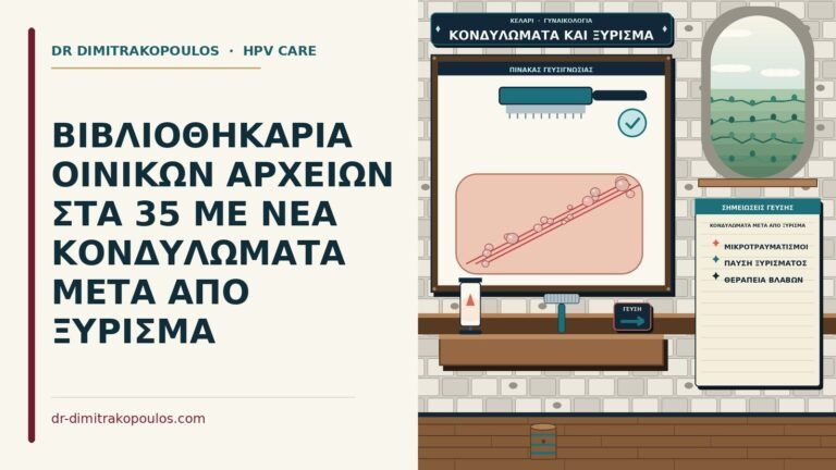 κονδυλώματα μετά από ξύρισμα