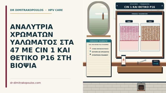 CIN 1 με θετικό p16 στη βιοψία