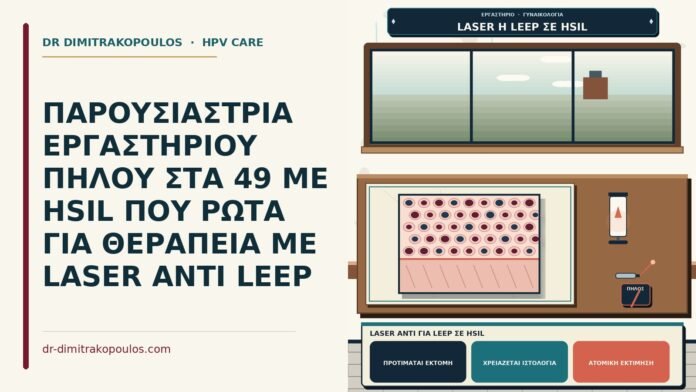 laser αντί για LEEP σε HSIL