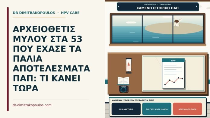 ΑΡΧΕΙΟΘΕΤΙΣ ΜΥΛΟΥ ΣΤΑ 53 ΠΟΥ ΕΧΑΣΕ ΤΑ ΠΑΛΙΑ ΑΠΟΤΕΛΕΣΜΑΤΑ ΠΑΠ: ΤΙ ΚΑΝΕΙ ΤΩΡΑ χαμένο ιστορικό εξετάσεων Παπ