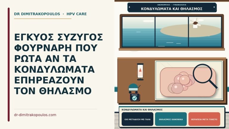 κονδυλώματα και θηλασμός