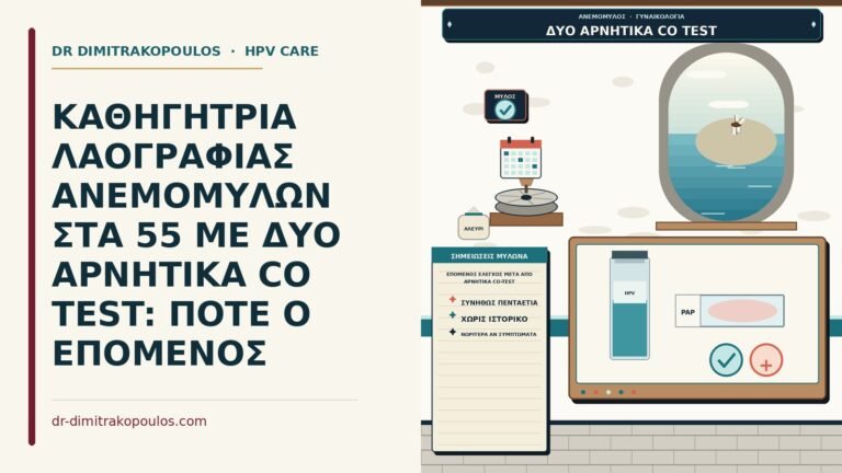 επόμενος έλεγχος μετά από αρνητικά co-test