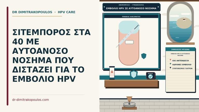 εμβόλιο HPV σε αυτοάνοσο νόσημα