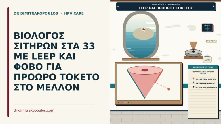 LEEP και κίνδυνος πρόωρου τοκετού