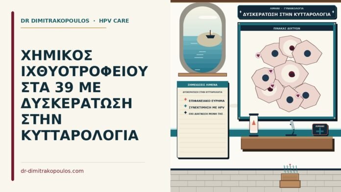 ΧΗΜΙΚΟΣ ΙΧΘΥΟΤΡΟΦΕΙΟΥ ΣΤΑ 39 ΜΕ ΔΥΣΚΕΡΑΤΩΣΗ ΣΤΗΝ ΚΥΤΤΑΡΟΛΟΓΙΑ δυσκεράτωση στην κυτταρολογία