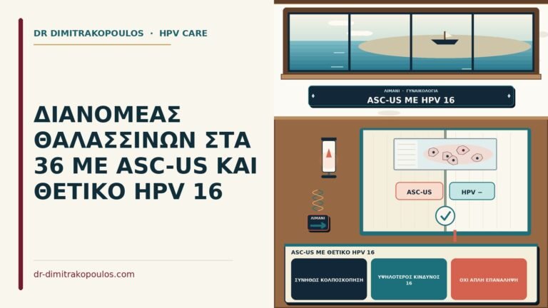 ASC-US με θετικό HPV 16